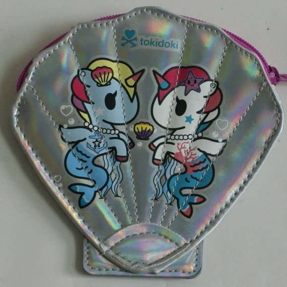 NWT Tokidoki Purse zipper clamshell shape (pearl) - Picture 1 of 3